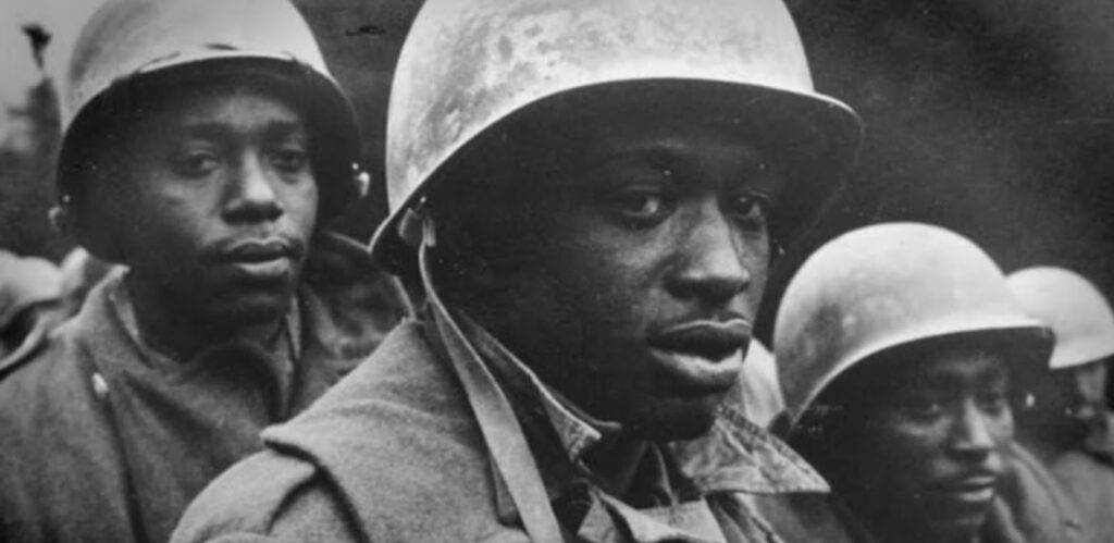 Soldiers in helmets